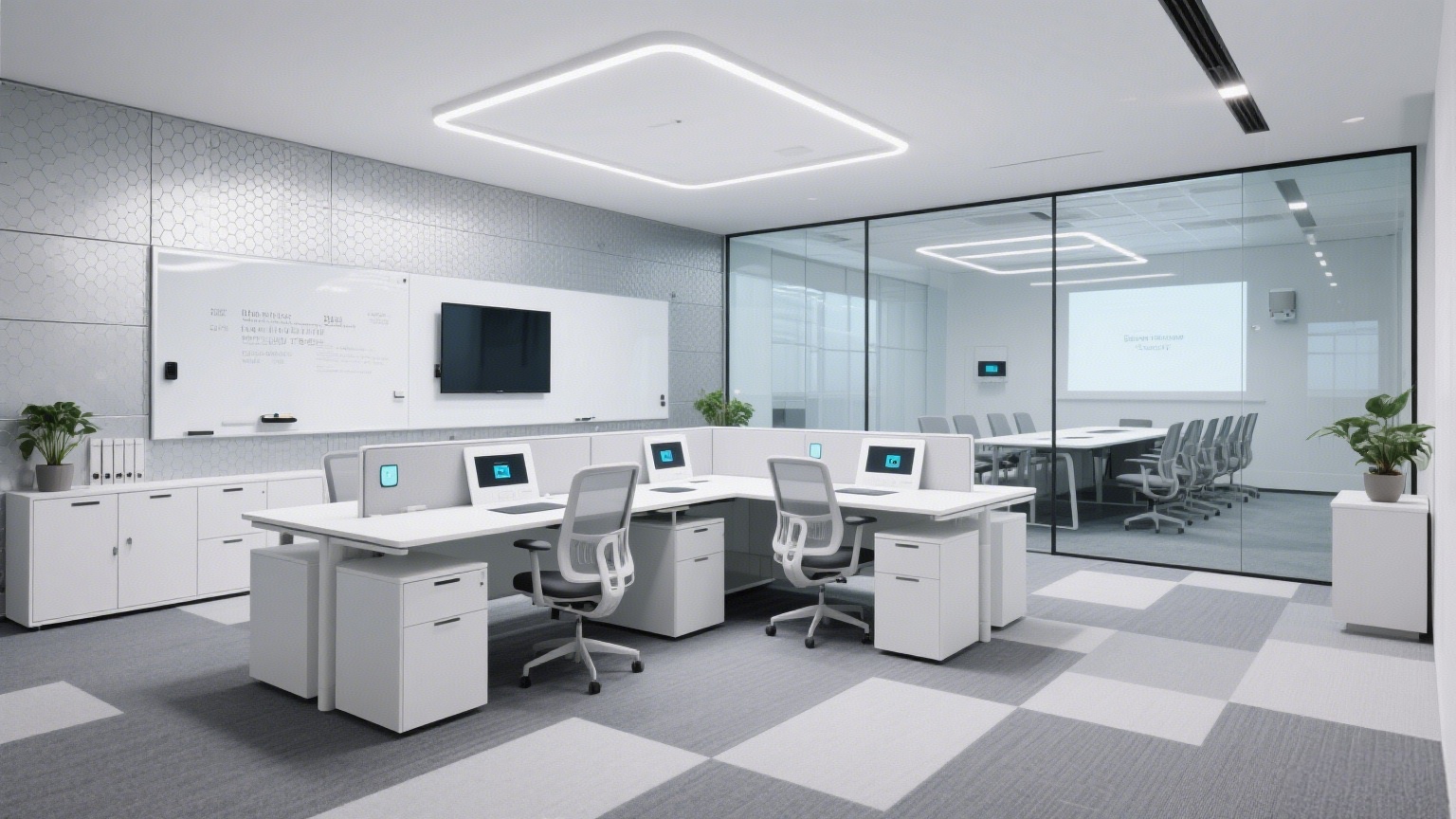 科技感辦公室，硬核設(shè)計(jì)